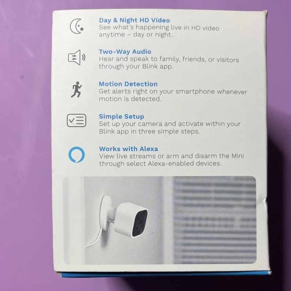 Blink Mini Indoor Security Camera